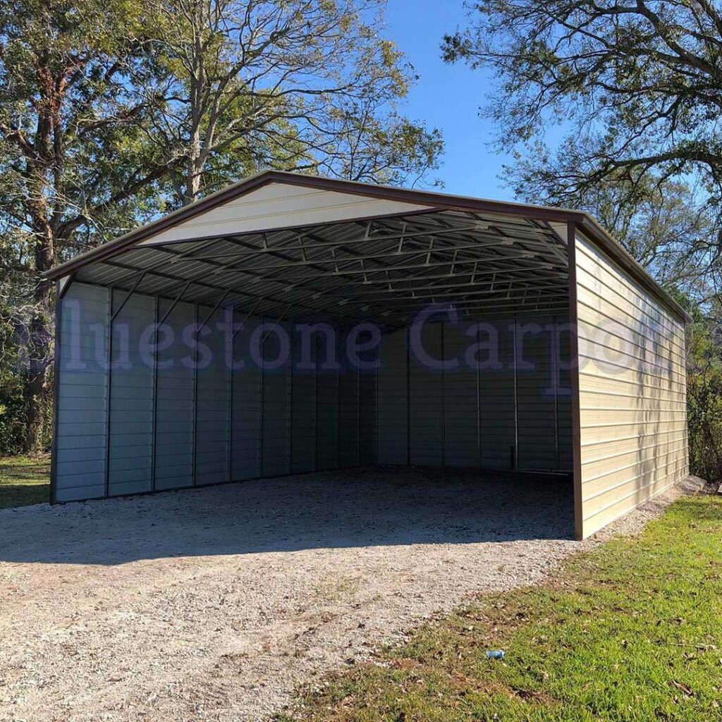 Regular Style 26’ to 30’ Bluestone Carport and Garages
